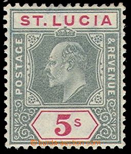 79493 - 1905 Mi.46, Edward VII., highest value, small dirt on gum, l