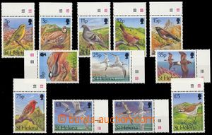 79503 - 1993 Mi.603-614, Birds, complete set, all with upper or R ma