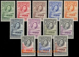 79505 - 1955 Mi.129-40, Queen  Elizabeth II., complete set 12  pcs, 