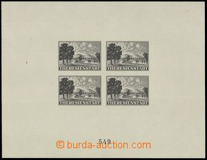 79535 - 1943 Pof.PrA1b promotional miniature sheet for Red Cross, bl