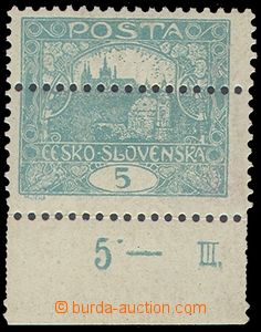 79615 -  Pof.4B, 5h modrozelená, krajový kus s DČ III., s další