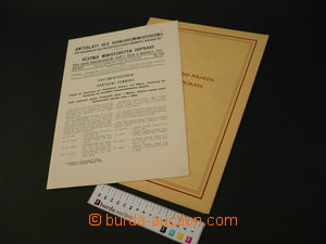 79640 - 1939 ČaM / Doplatní  ministerské destičky, na vloženýc