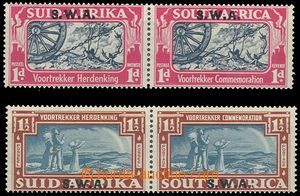 79751 - 1942 SG.109-110, overprint S.W.A., horiz. bilingual pairs, n