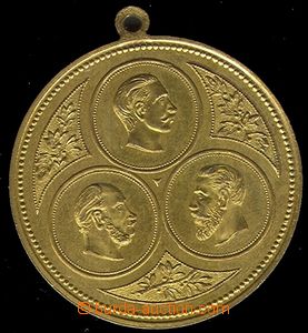 79852 - 1888 GERMANY  memorial military medal Tří emperors, diamet