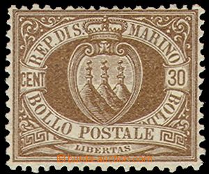 79889 - 1877 Mi.4, Coat of arms, c.v.. 750€