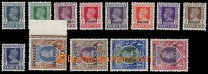 80331 - 1947 SG.01-13, Indic stamps with overprint, set 13  pcs, ver