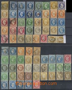 80529 - 1849-72 selection of 77 pcs of classical stamp Napoleon + Ce