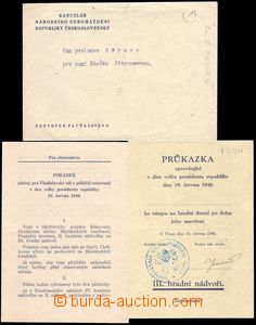 80641 - 1946 choice prezidanta Beneš of day 19. June 1946, Prague, 