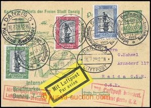 80767 - 1929 special PC Mi.P46 uprated by. sets Mi.217-19, sent by a