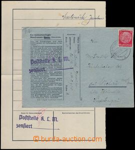 80786 - 1942 KT MAUTHAUSEN  předtištěná obálka s táborovými p