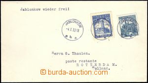 80917 - 1938 letter to Netherlands, franked with. mixed Czechosl. - 