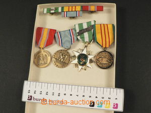 80943 - 1960? WHOLE WORLD  comp. 4 pcs of medals with stužkami, pla