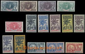 81088 - 1906 Mi.18-32, Postage, complete set 15 pcs of, hinged, othe