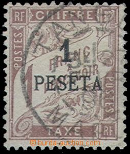 81107 - 1896 FRENCH OFFICES / MOROCCO  Mi.P5 postage-due with overpr