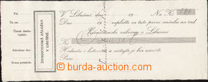 81329 - 1937 CZECHOSLOVAKIA 1918-39  due bill, Trade credit bank Lib
