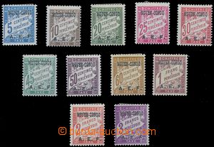 81441 - 1928 Mi.P1-11, Postage due stmp overprint, set 11  pcs, hing