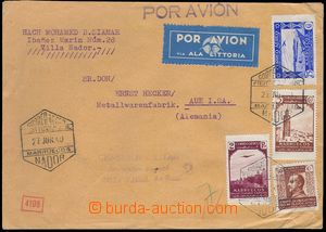 81506 - 1940 airmail letter to Germany, with Mi.184 + 176 + 181 and 
