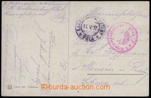 81614 - 1917 K.u.K. UNTERSEEBOOTSTATION POLA  pohlednice Jeruzaléma