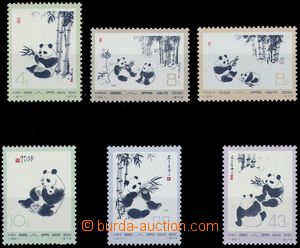 81647 - 1973 Mi.1126-1131, Giant Panda, c.v.. 200€