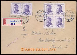 81822 - 1959 R-dopis do Prahy vyfr. zn. Pof.1091X, chybotisk Novotn