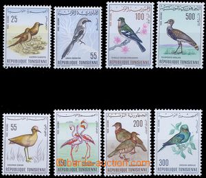 82107 - 1965-66 Mi.639-642, 655-658, Birds, c.v.. 45€