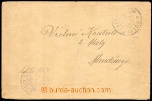 82432 - 1919 RUSKO  služební dopis zaslaný z Vladivostoku do Mand