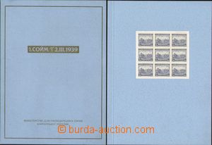 82518 - 1939 gift folder to plánovanému congress, issued Ministers
