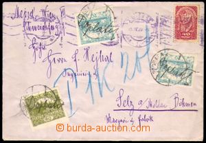 82692 - 1920 dopis zaslaný z Vídně do Sedlece nad Vltavou, nedost