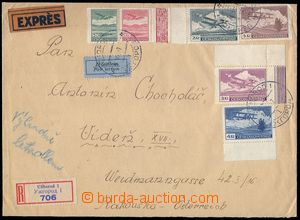 82821 - 1937 Reg, express and airmail letter from Uzhhorod to Vienna