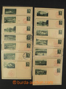 82956 - 1928-32 CDV39, Jubilee, selection 33 pcs of pictorial post c
