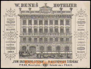 83070 - 1877 HOTEL BILLS  bill from hotel U archduke Stephen in Prag