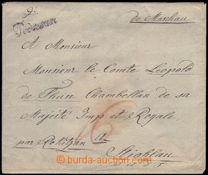 83082 - 1818? envelope, line CDS PODERSAM (Podbořany), Vot.č.1819/