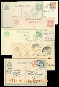 83233 - 1900-1918 partie 14ks dopisnic a zálepek prošlých poštou