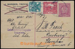83259 - 1920 CPŘ5, Crown 10h, Austrian PC with commercial additiona