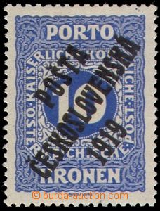 83371 -  Pof.82, Postage due stmp - small numerals 10K, type I., hin