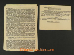 83715 - 1939-4? HISTORICAL DOCUMENTS / RESISTANCE  selection of much