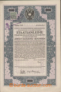 83741 - 1916 AUSTRIA-HUNGARY  pátá war loan on/for 2000K -  5½