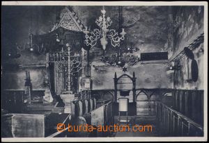 84113 - 1930 PRAHA (Prag) - Staronová synagoga, fotopohlednice, int