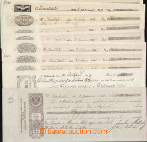 84321 - 1893-46 CZECHOSLOVAKIA, BOHEMIA-MORAVIA,, AUSTRIA-HUNGARY  c