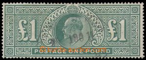84423 - 1902 Mi.118A, light postmark, on reverse mark J.Schl., well 