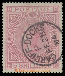 84428 - 1884 Mi.67, nice small postmark, light vertical fold, rare s