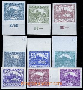 84494 -  Pof.18-26, comp. 9 pcs of stamps, from that 7 pcs of margin