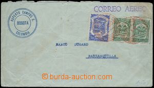 84702 - 1933 SCADTA  Let-dopis odeslaný z Bogoty, vyfr. kolumbijsk