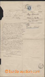 84705 - 1883 reklamační list (Reklamation), tiskopis 376 pro zási
