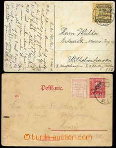 84740 - 1897 LIPSIA  dopisnice soukromé pošty s vytištěnou zn. 3