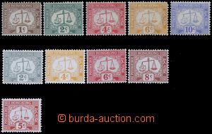 84807 - 1924-65 sestava 10ks doplatních známek, Mi.1-5, 6-9, 14, r