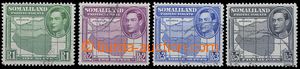 84832 - 1942 Mi.97-100 (Yv.84-87), Mapa a Jiří VI., koncové hodno