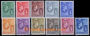 84834 - 1938 Mi.72-82; Yv.74-84, Jiří VI. , chybí koncová hodnot
