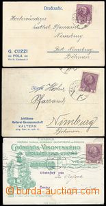 84896 - 1915 VINAŘSTVÍ  sestava 3ks tiskopisů s reklamní grafiko