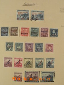 84959 - 1939-45 SLOVENSKO  neúplná sbírka včetně přetiskové e